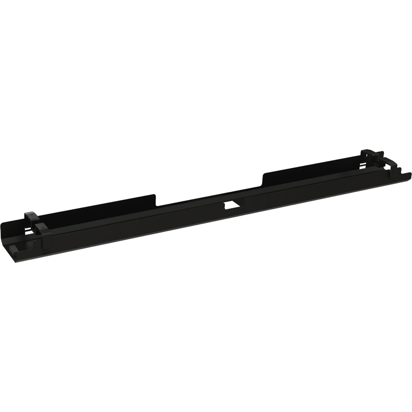 Kabelkanal all in one 1.600 x 130/150 x 160 mm (B x H x T) Metall graphitschwarz