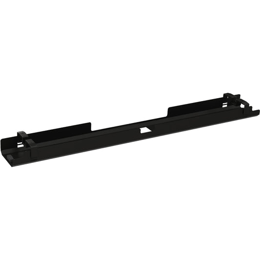 Kabelkanal all in one 1.400 x 130/150 x 160 mm (B x H x T) Metall graphitschwarz