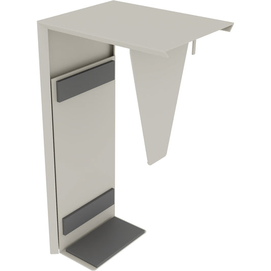 PC-Halter Schreibtische all in one 9-25 x 30-60 cm (B x H) Metall silberaluminium