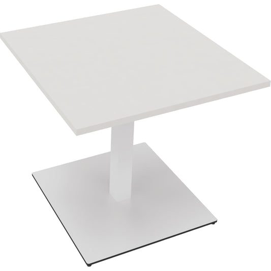 Konferenztisch communication 800 x 720 x 800 mm (B x H x T) Holz Farbe der Tischplatte: diamantweiß