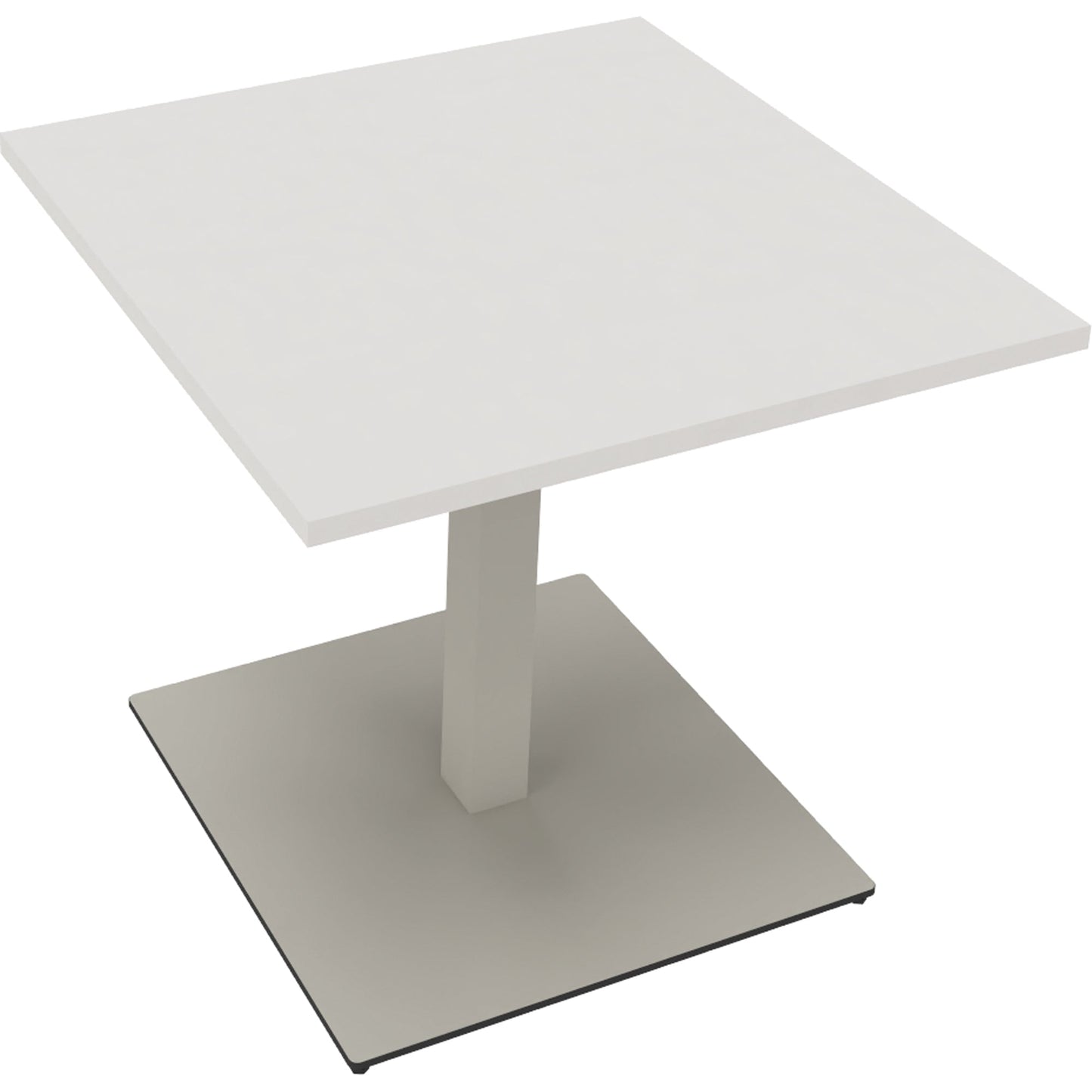 Konferenztisch communication 800 x 720 x 800 mm (B x H x T) Holz Farbe der Tischplatte: diamantweiß