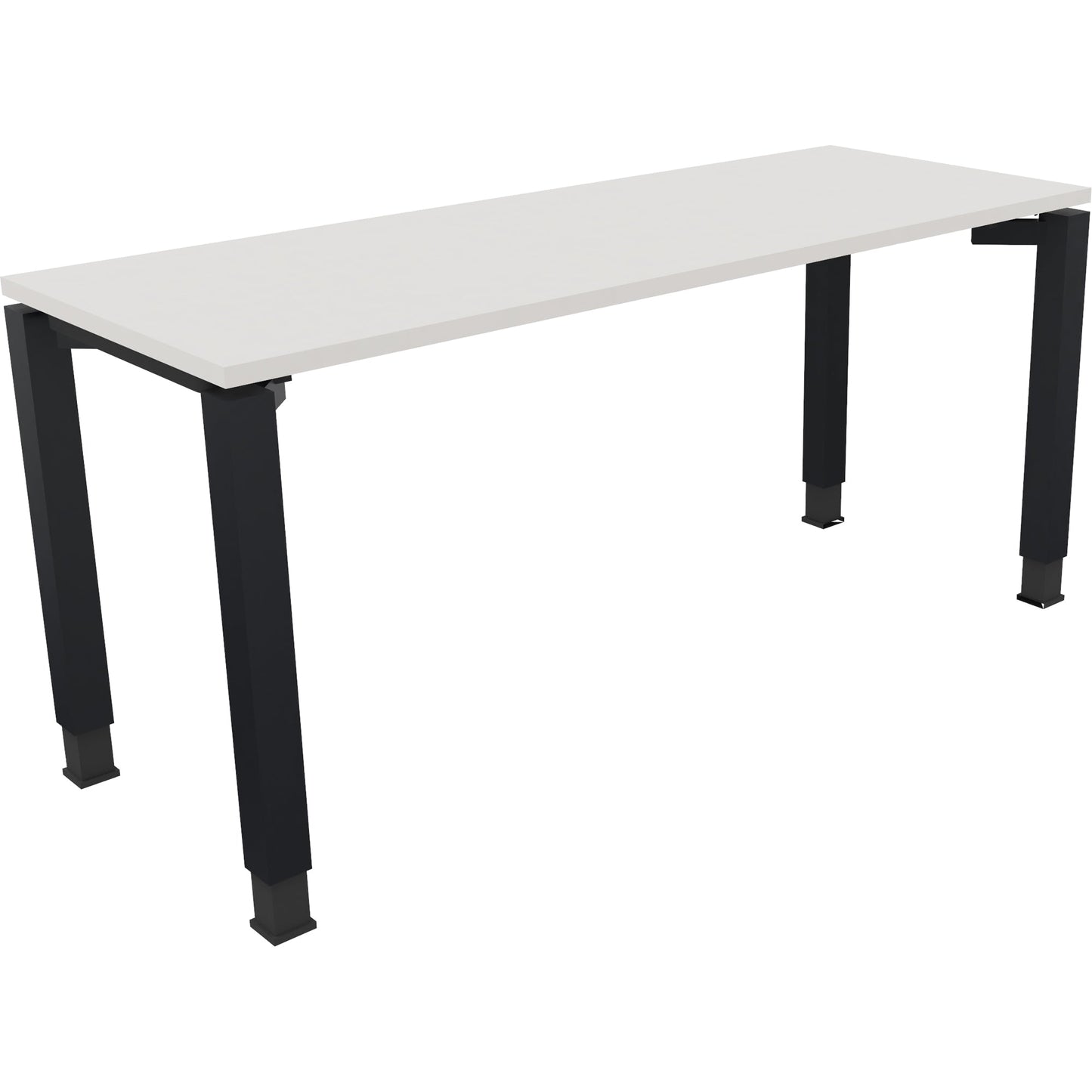Schreibtisch all in one Maße: 1.600 x 680-820 x 600 mm (B x H x T) Holz diamant weiß