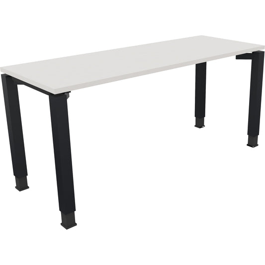 Schreibtisch all in one Maße: 1.600 x 680-820 x 600 mm (B x H x T) Holz diamant weiß