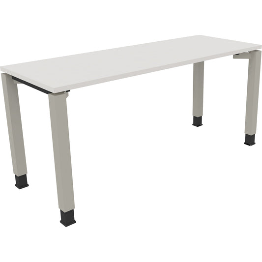 Schreibtisch all in one Maße: 1.600 x 680-820 x 600 mm (B x H x T) Holz diamant weiß