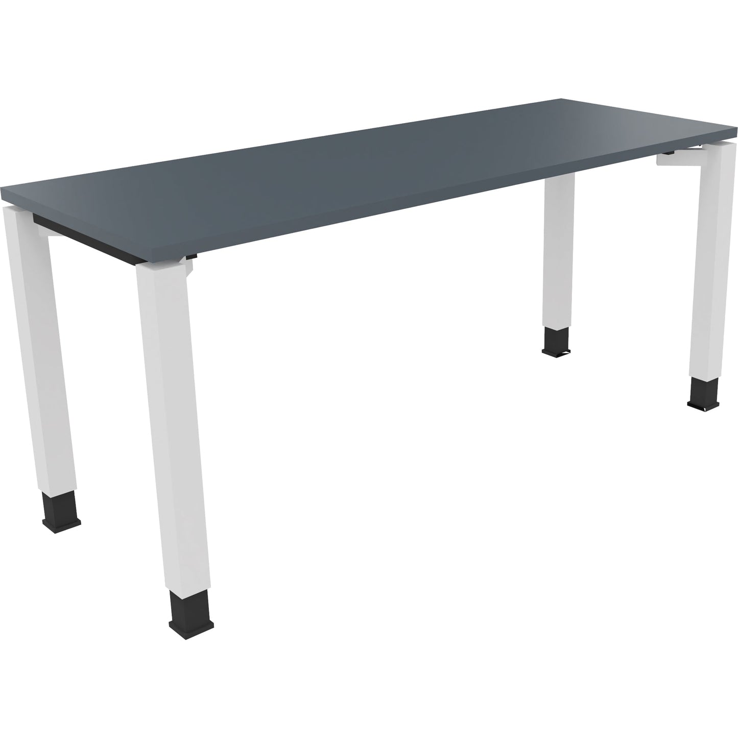 Schreibtisch all in one Maße: 1.600 x 680-820 x 600 mm (B x H x T) Holz lavagrau