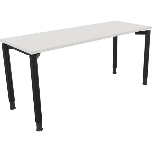 Schreibtisch all in one Maße: 1.600 x 680-820 x 600 mm (B x H x T) Holz diamant weiß