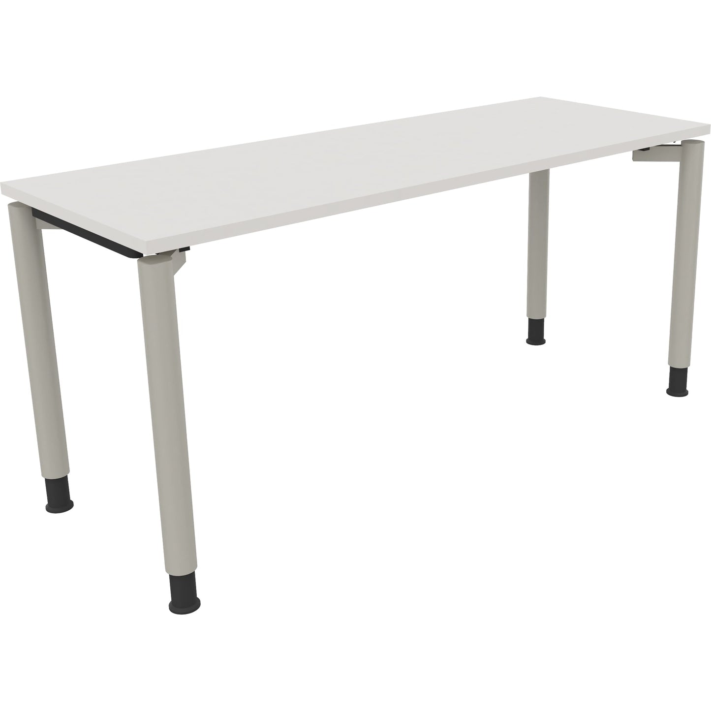 Schreibtisch all in one Maße: 1.600 x 680-820 x 600 mm (B x H x T) Holz diamant weiß