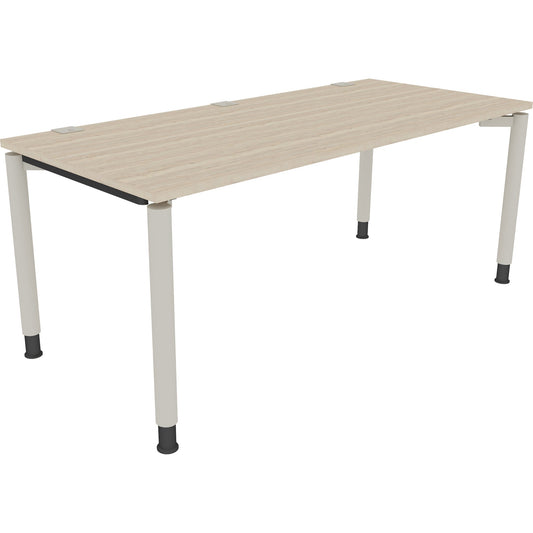 Schreibtisch all in one Maße: 1.600 x 680-820 x 600 mm (B x H x T) Holz eiche natur