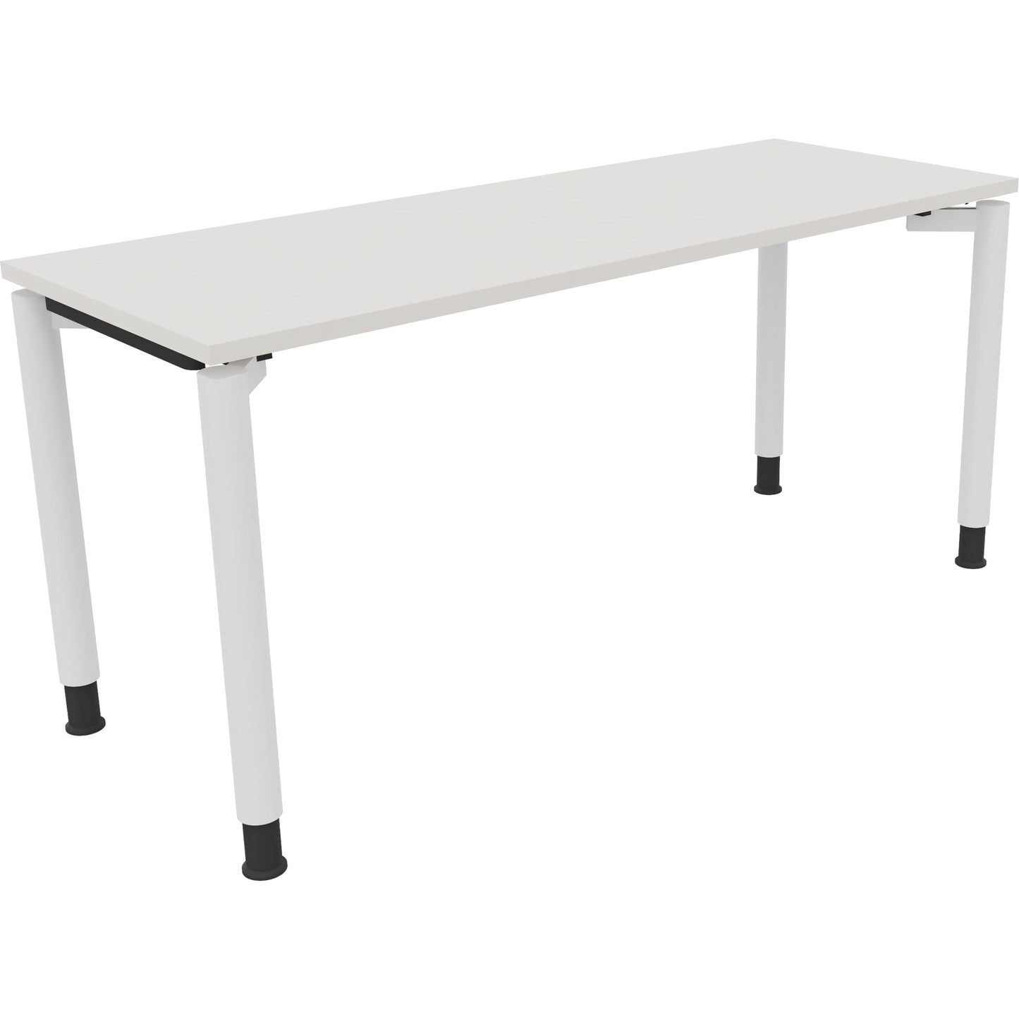 Schreibtisch all in one Maße: 1.600 x 680-820 x 600 mm (B x H x T) Holz diamant weiß