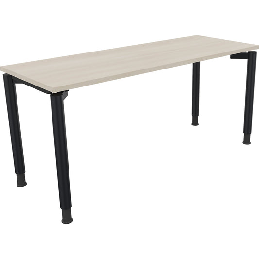 Schreibtisch all in one Maße: 1.600 x 680-820 x 600 mm (B x H x T) Holz akazie hell
