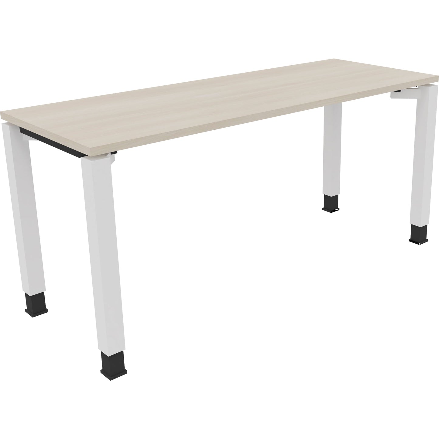 Schreibtisch all in one Maße: 1.600 x 680-820 x 600 mm (B x H x T) Holz akazie hell