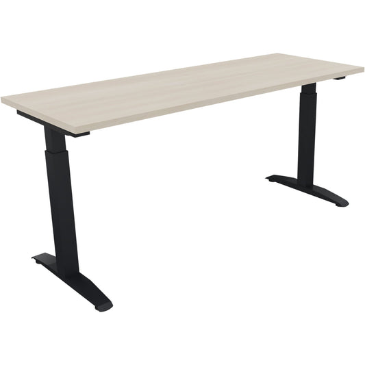 Schreibtisch all in one Maße: 1.600 x 650-850 x 600 mm (B x H x T) Holz akazie hell
