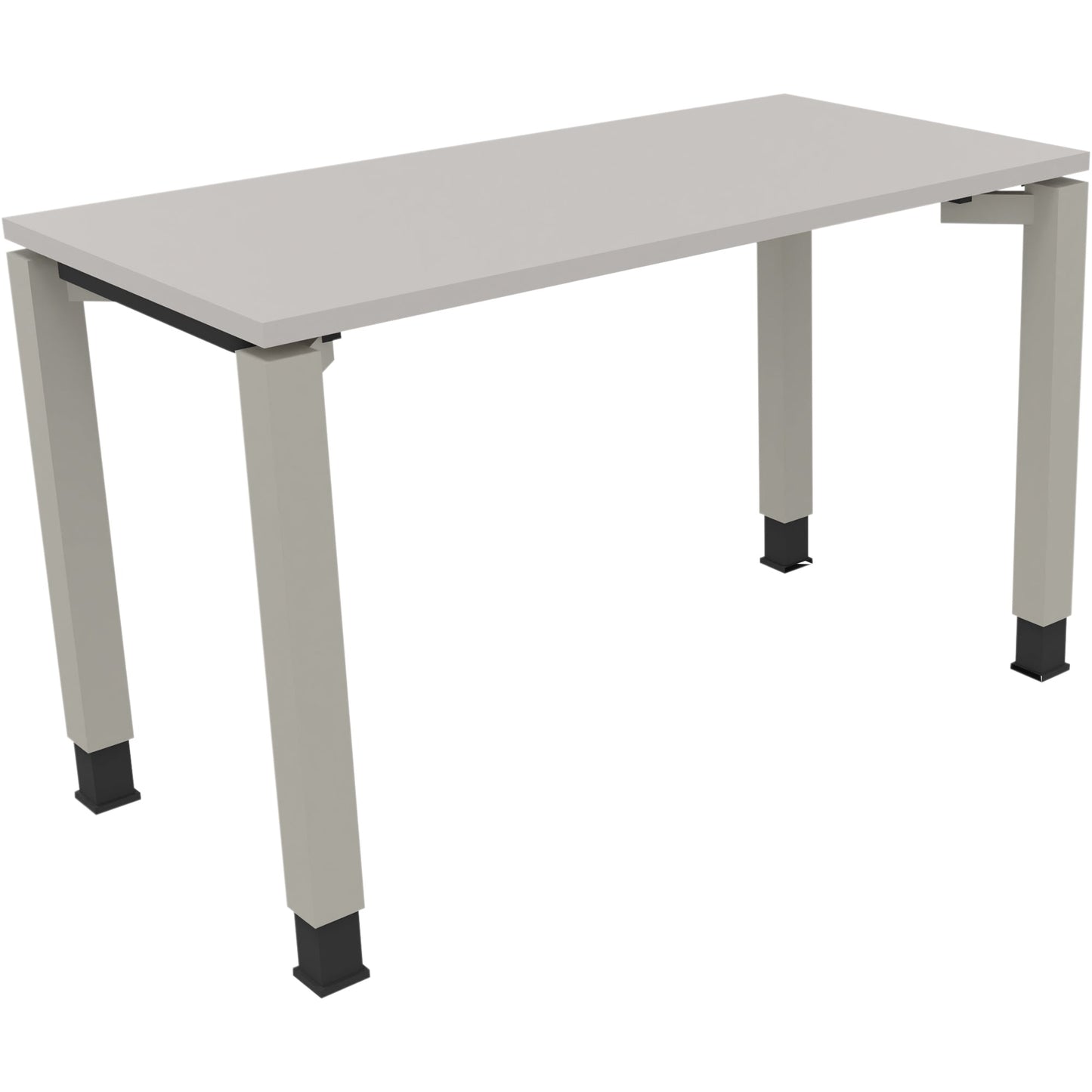 Schreibtisch all in one Maße: 1.200 x 680-820 x 600 mm (B x H x T) Holz lichtgrau