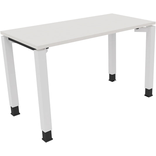 Schreibtisch all in one Maße: 1.200 x 680-820 x 600 mm (B x H x T) Holz diamant weiß