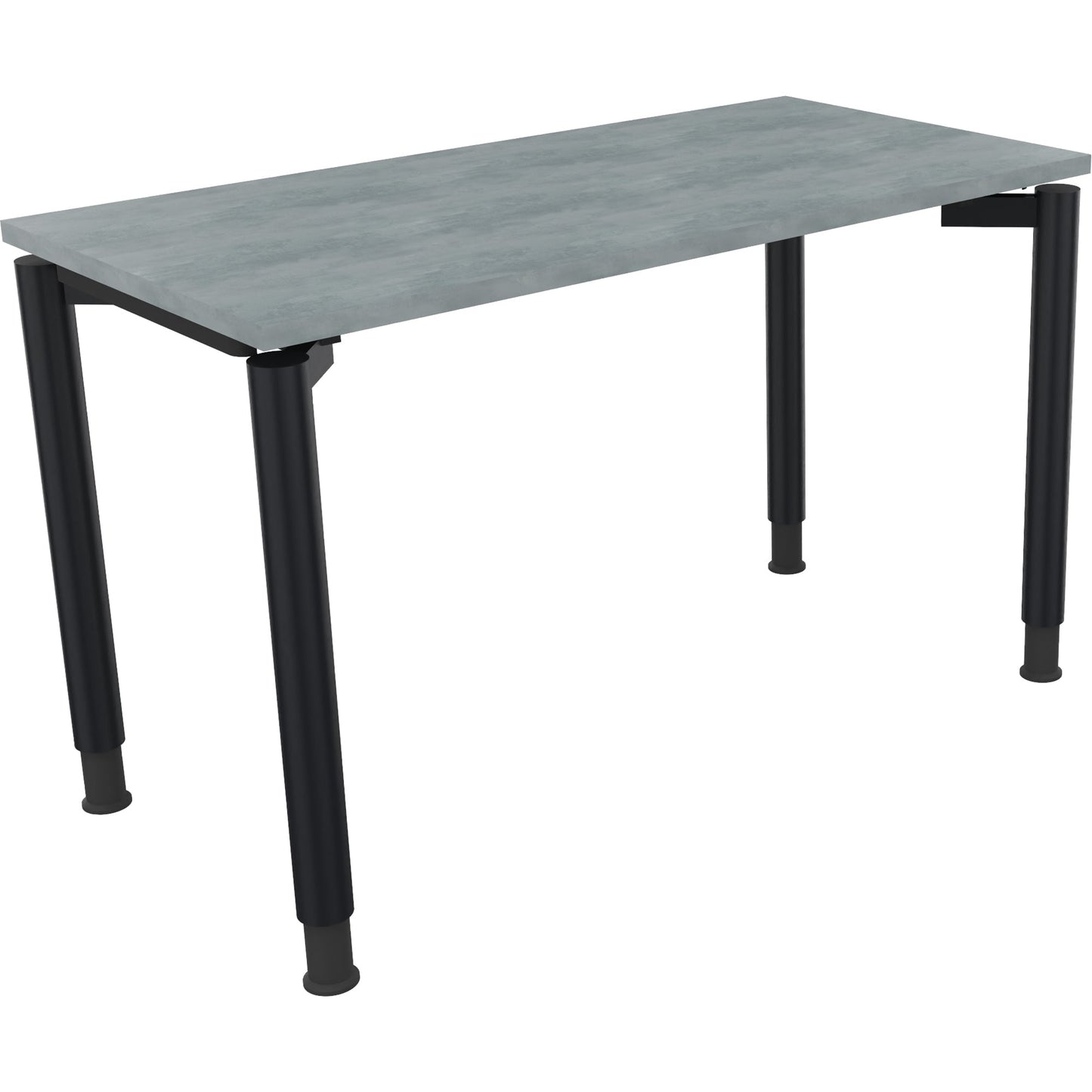 Schreibtisch all in one Maße: 1.200 x 680-820 x 600 mm (B x H x T) Holz beton hell