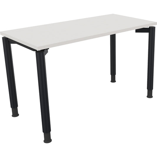 Schreibtisch all in one Maße: 1.200 x 680-820 x 600 mm (B x H x T) Holz diamant weiß