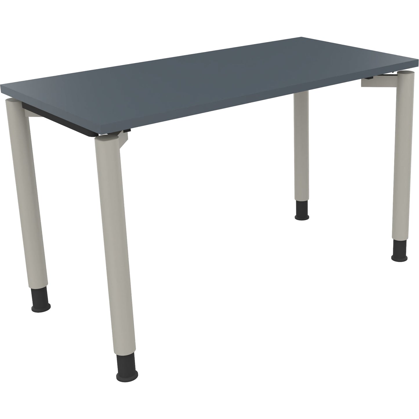 Schreibtisch all in one Maße: 1.200 x 680-820 x 600 mm (B x H x T) Holz lavagrau