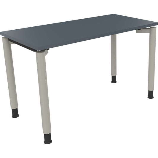 Schreibtisch all in one Maße: 1.200 x 680-820 x 600 mm (B x H x T) Holz lavagrau