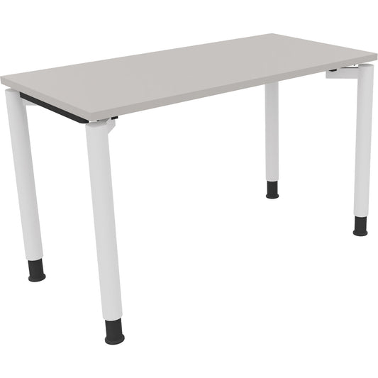 Schreibtisch all in one Maße: 1.200 x 680-820 x 600 mm (B x H x T) Holz lichtgrau