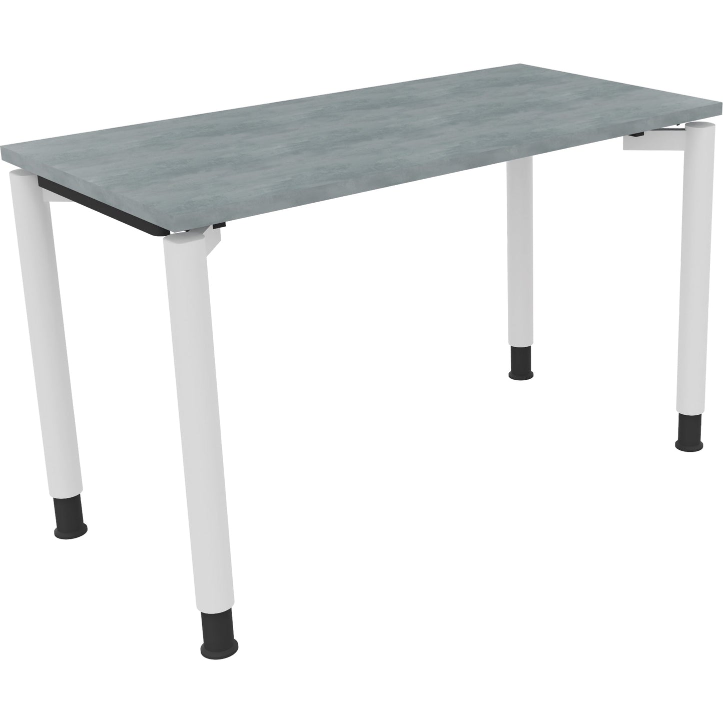 Schreibtisch all in one Maße: 1.200 x 680-820 x 600 mm (B x H x T) Holz beton hell