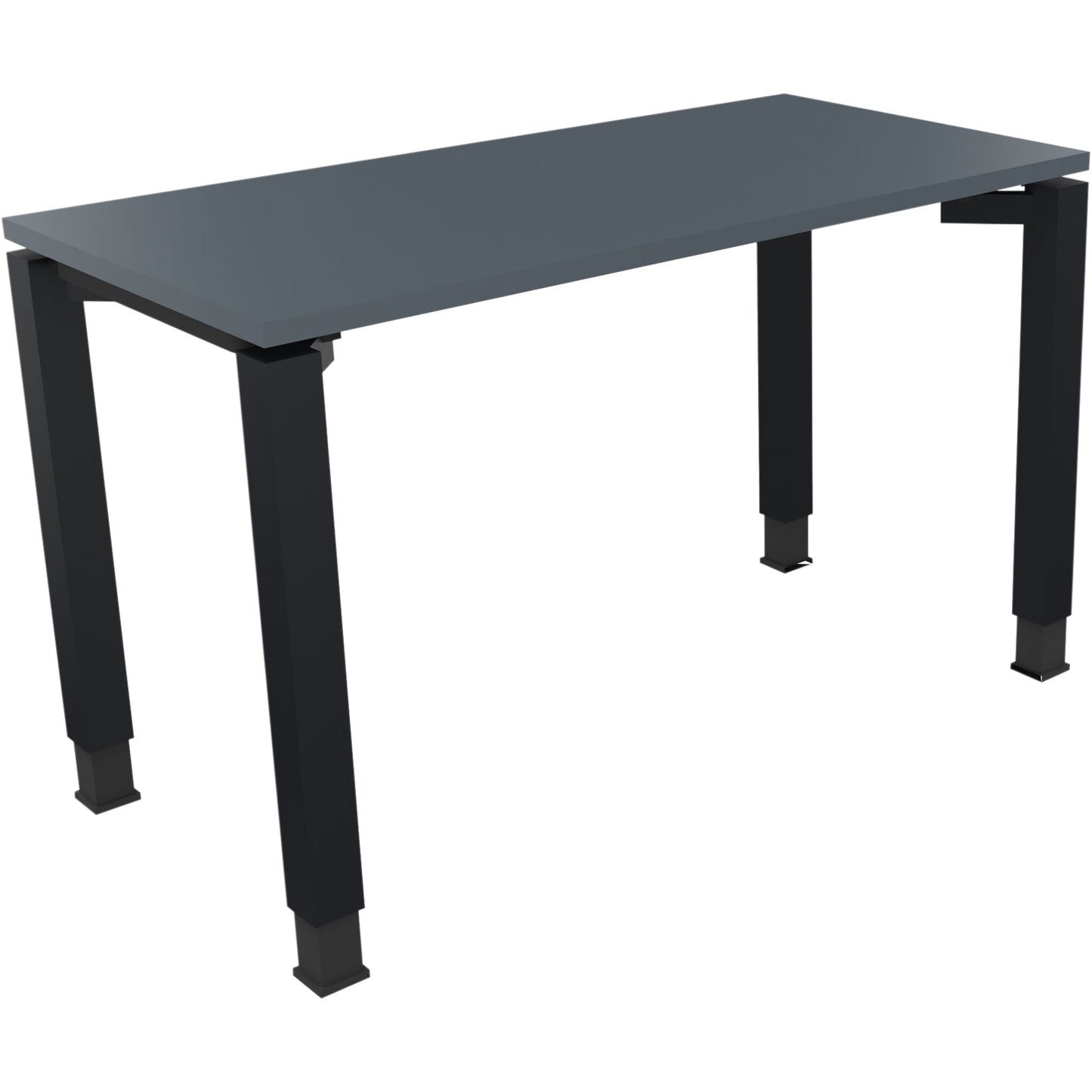Schreibtisch all in one Maße: 1.200 x 680-820 x 600 mm (B x H x T) Holz lavagrau