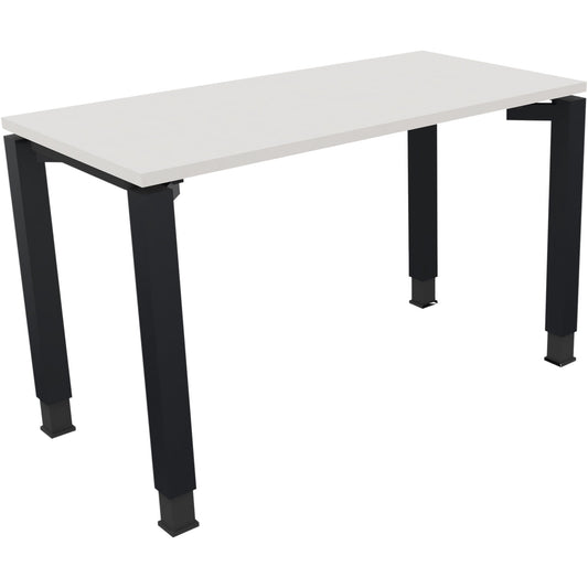 Schreibtisch all in one Maße: 1.200 x 680-820 x 600 mm (B x H x T) Holz diamantweiß