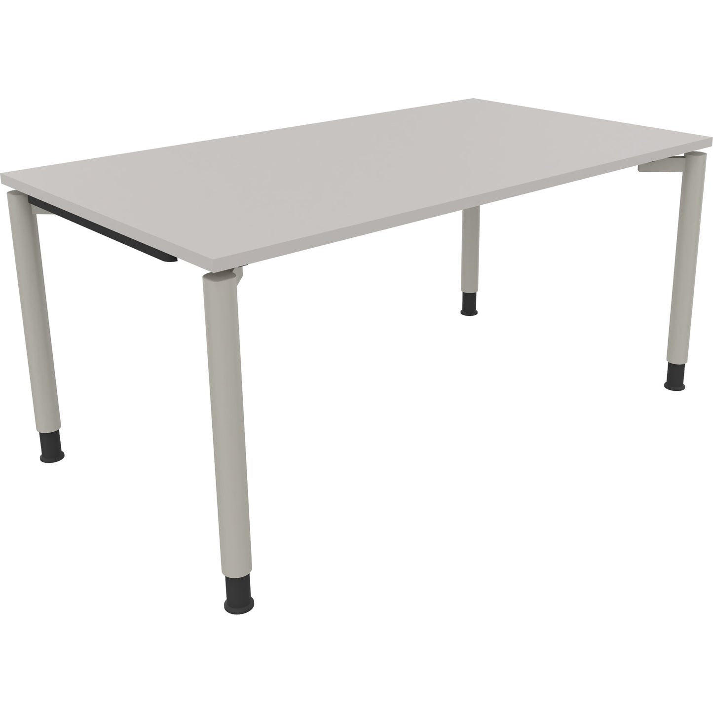 Schreibtisch all in one Maße: 1.600 x 680-820 x 900 mm (B x H x T) Holz lichtgrau