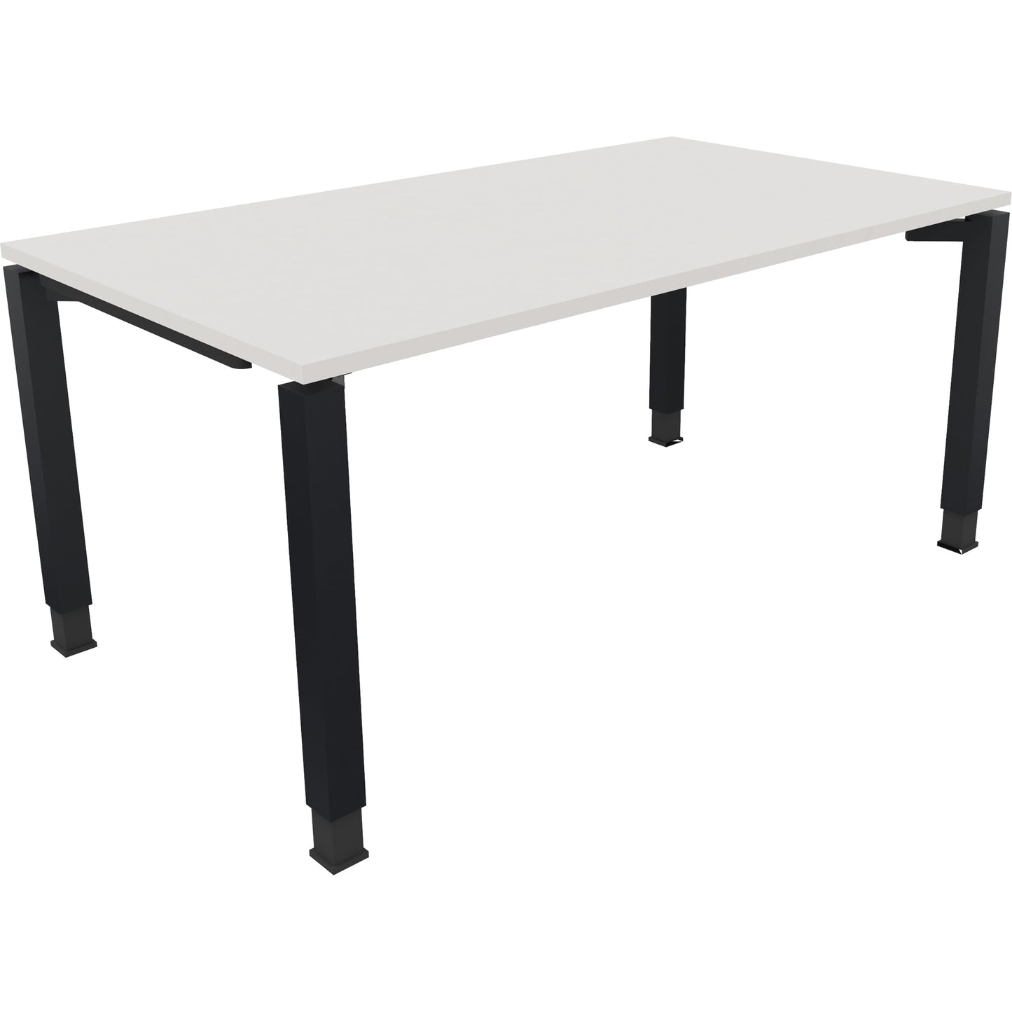 Schreibtisch all in one Maße: 1.600 x 680-820 x 900 mm (B x H x T) Holz diamant weiß