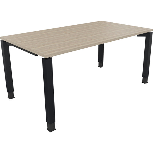 Schreibtisch all in one Maße: 1.600 x 680-820 x 900 mm (B x H x T) Holz eiche natur