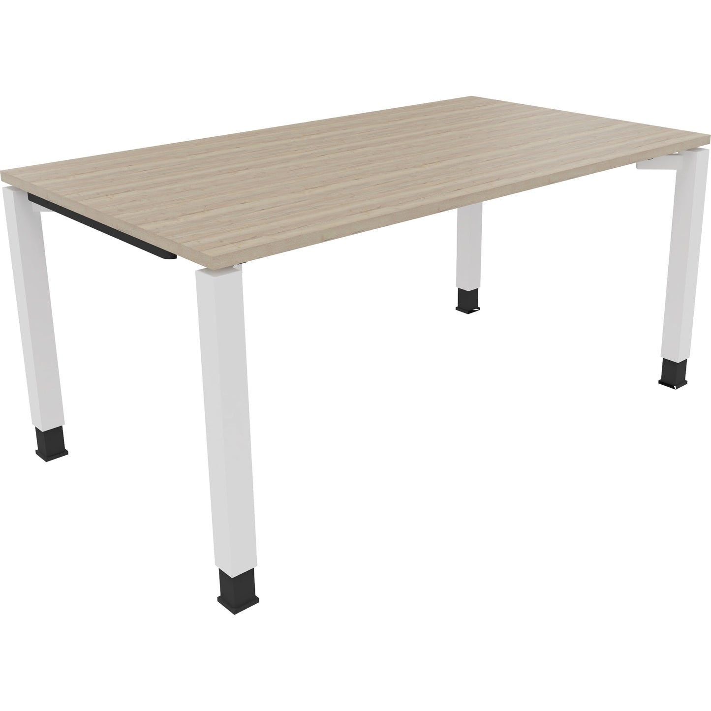 Schreibtisch all in one Maße: 1.600 x 680-820 x 900 mm (B x H x T) Holz eiche natur