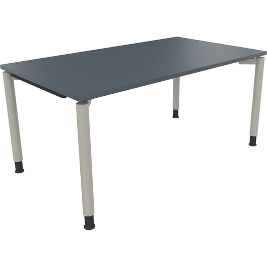 Schreibtisch all in one Maße: 1.600 x 680-820 x 900 mm (B x H x T) Holz lavagrau