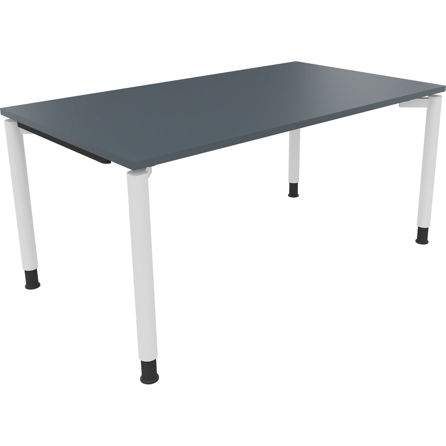 Schreibtisch all in one Maße: 1.600 x 680-820 x 900 mm (B x H x T) Holz lavagrau