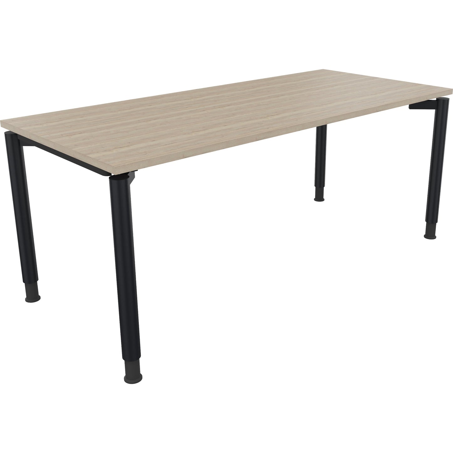 Schreibtisch all in one Maße: 1.800 x 680-820 x 800 mm (B x H x T) Holz eiche natur