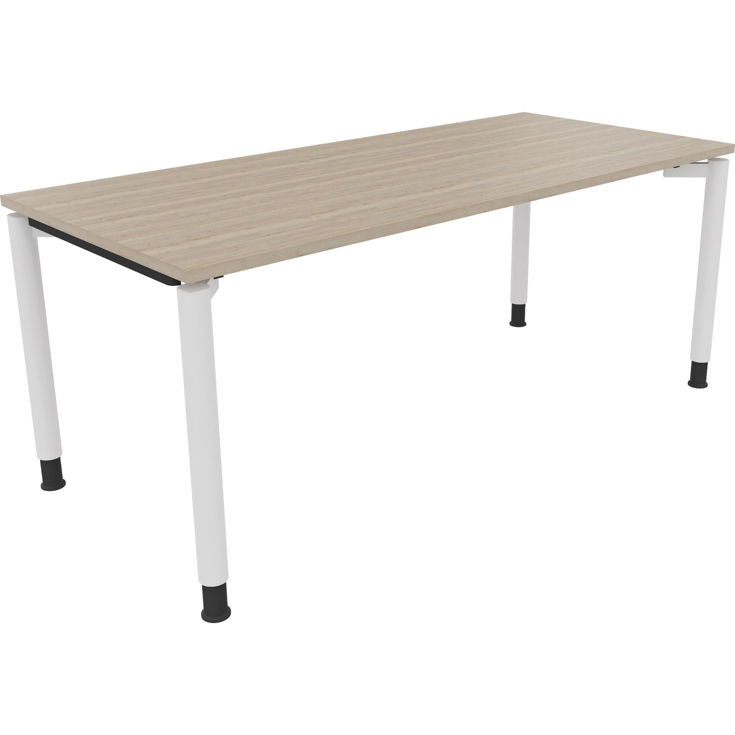 Schreibtisch all in one Maße: 1.800 x 680-820 x 800 mm (B x H x T) Holz eiche natur