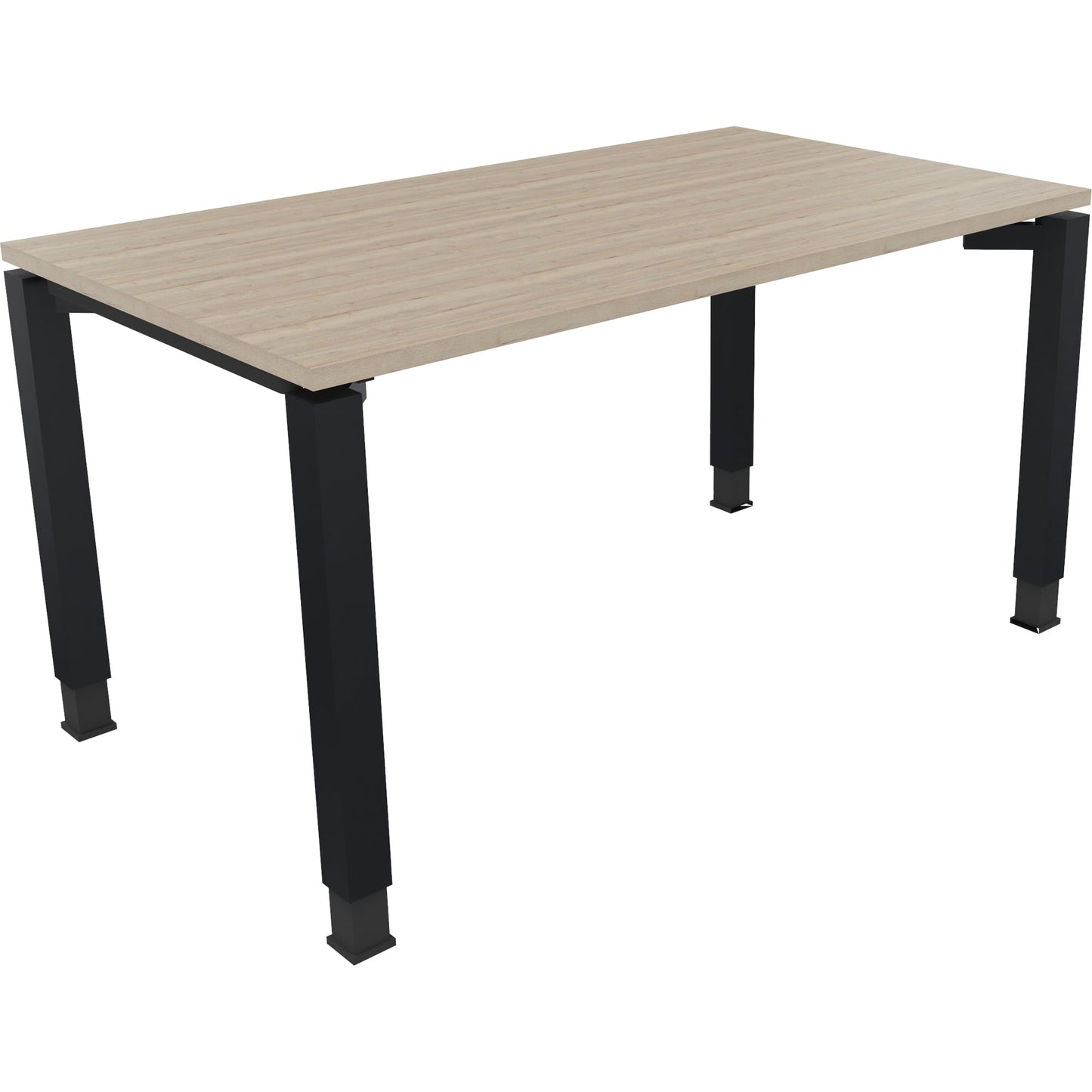 Schreibtisch all in one Maße: 1.400 x 680-820 x 800 mm (B x H x T) Holz eiche natur