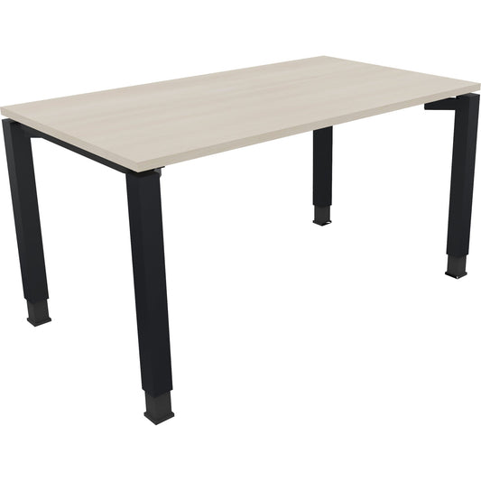 Schreibtisch all in one Maße: 1.400 x 680-820 x 800 mm (B x H x T) Holz akazie hell