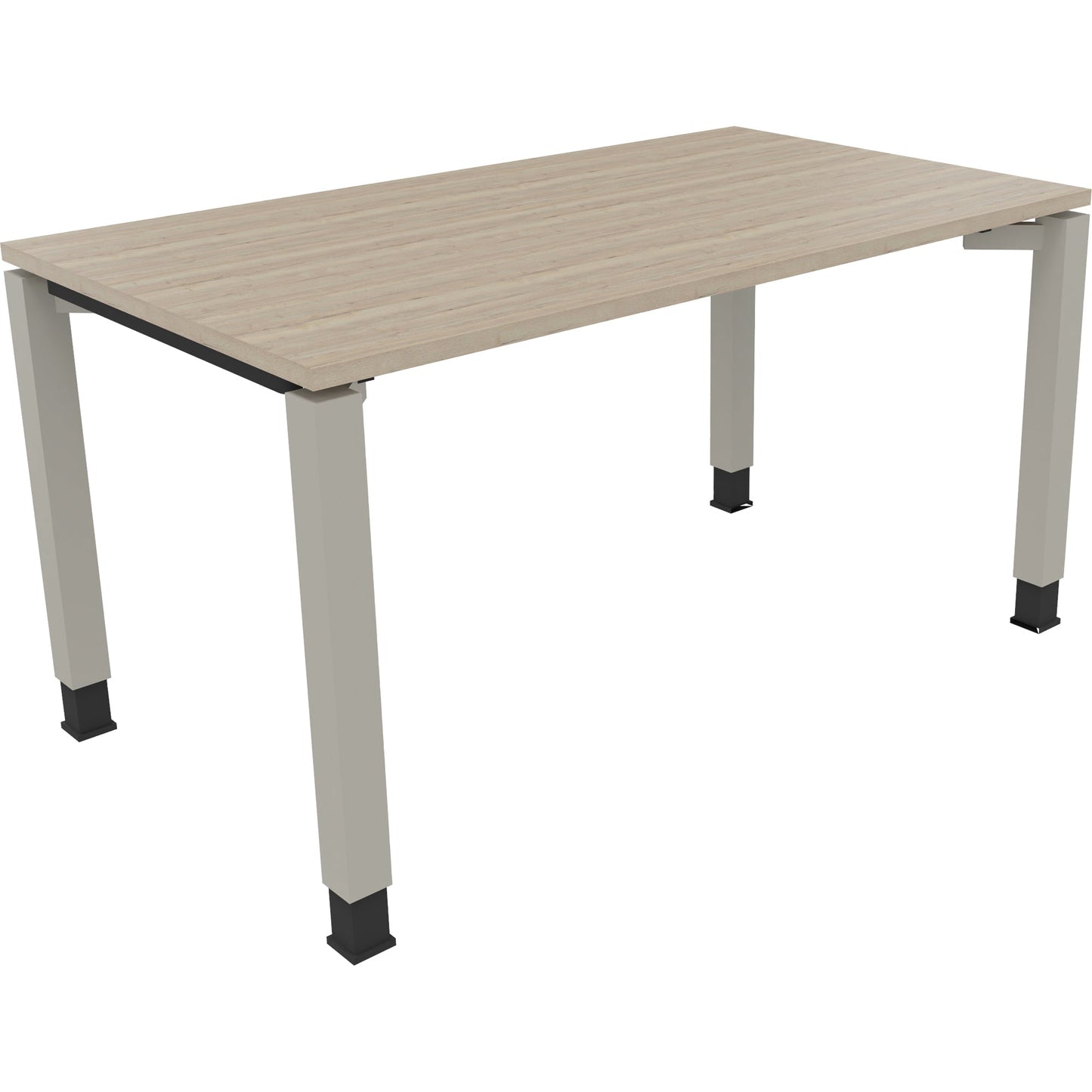Schreibtisch all in one Maße: 1.400 x 680-820 x 800 mm (B x H x T) Holz eiche natur