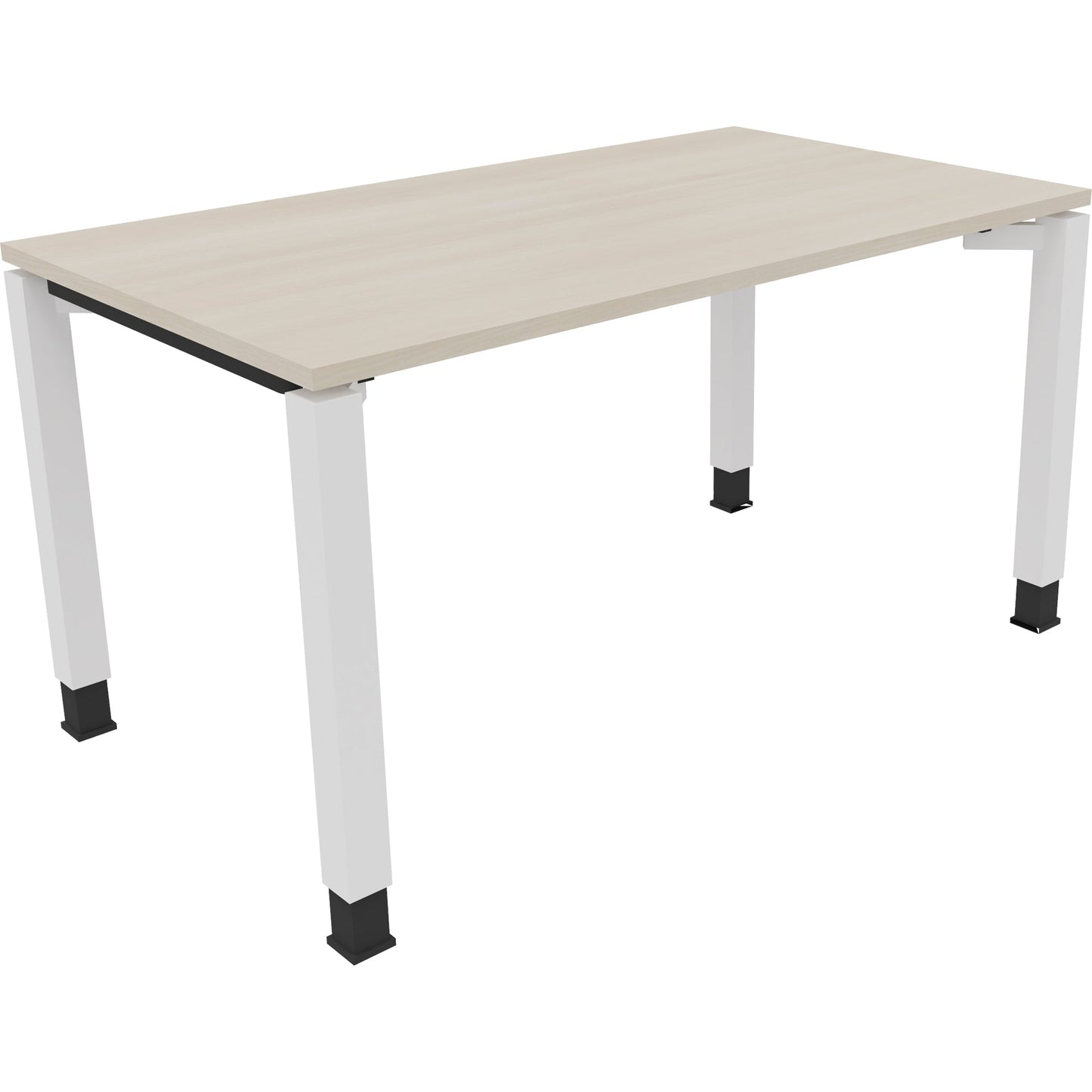 Schreibtisch all in one Maße: 1.400 x 680-820 x 800 mm (B x H x T) Holz akazie hell