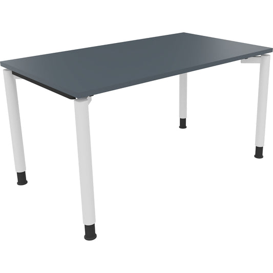 Schreibtisch all in one Maße: 1.400 x 680-820 x 800 mm (B x H x T) Holz Lavagraul