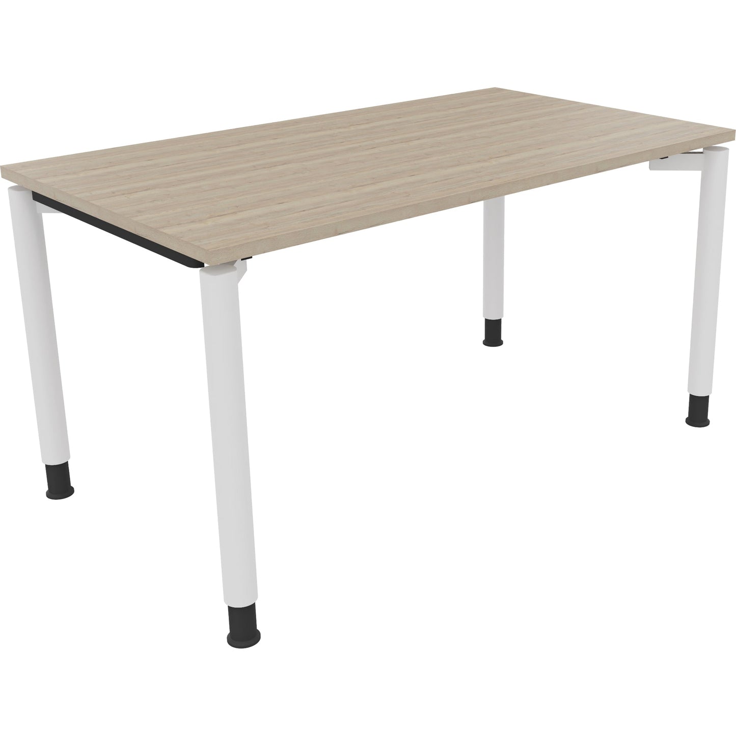 Schreibtisch all in one Maße: 1.400 x 680-820 x 800 mm (B x H x T) Holz eiche natur