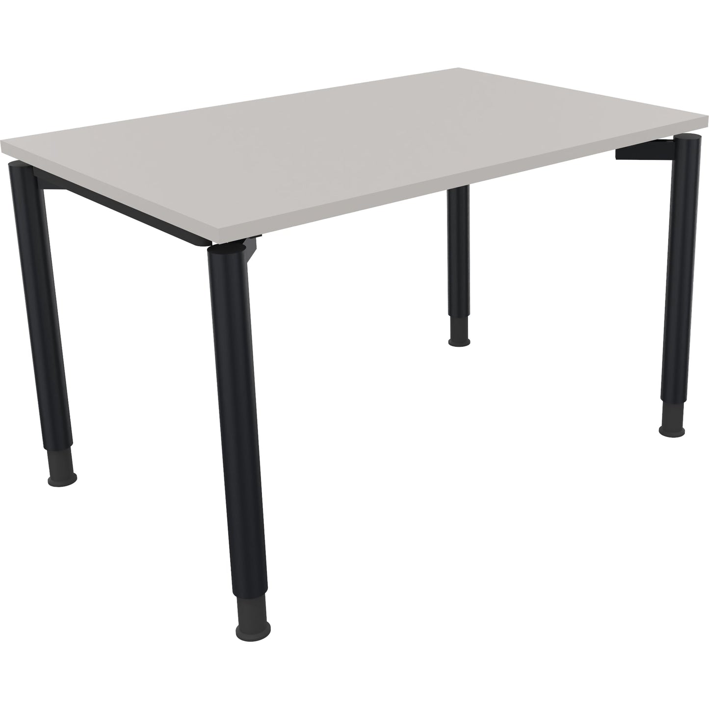 Schreibtisch all in one Maße: 1.200 x 680-820 x 800 mm (B x H x T) Holz lichtgrau
