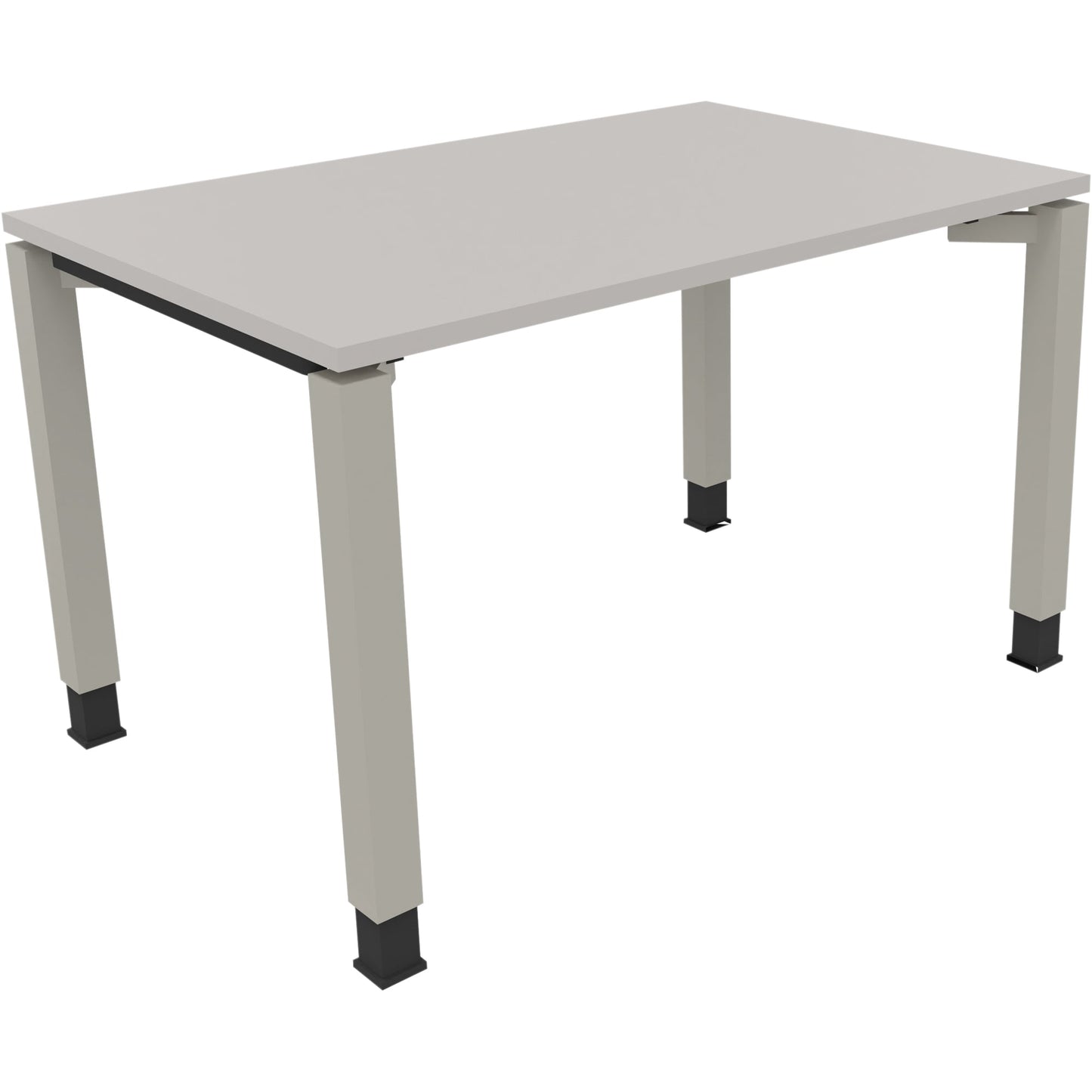Schreibtisch all in one Maße: 1.200 x 680-820 x 800 mm (B x H x T) Holz lichtgrau