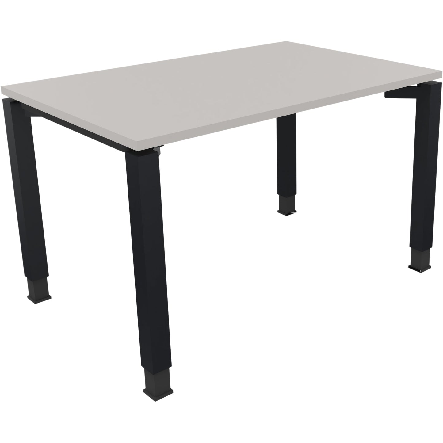 Schreibtisch all in one Maße: 1.200 x 680-820 x 800 mm (B x H x T) Holz lichtgrau