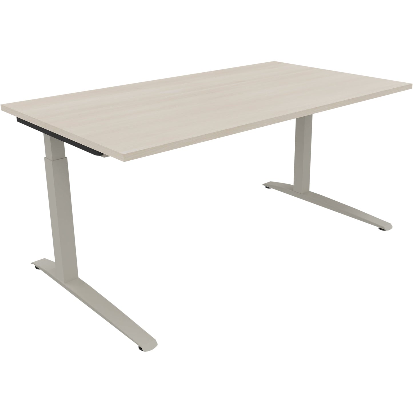 Schreibtisch all in one Maße: 1.600 x 650-850 x 900 mm (B x H x T) Holz akazie hell