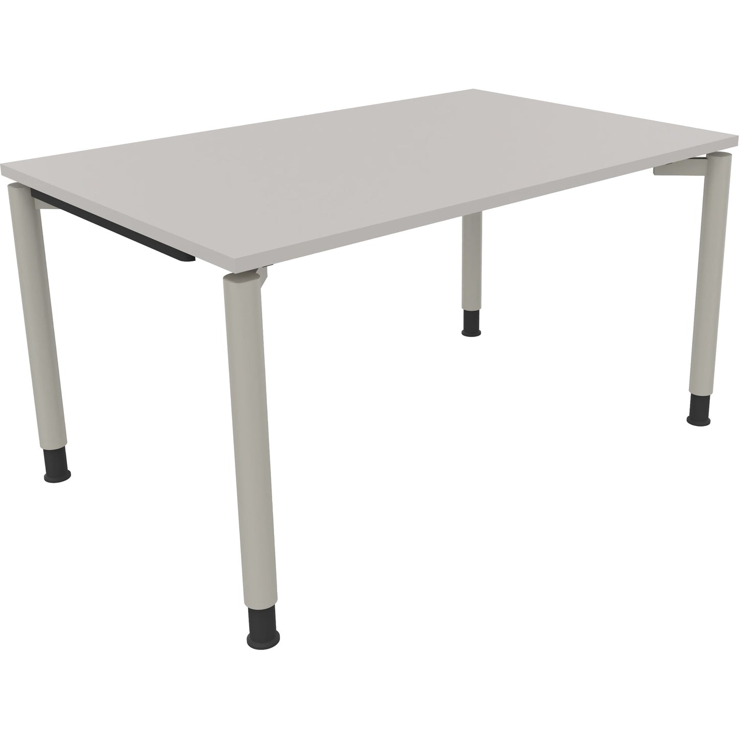 Schreibtisch all in one Maße: 1.400 x 680-820 x 900 mm (B x H x T) Holz lichtgrau