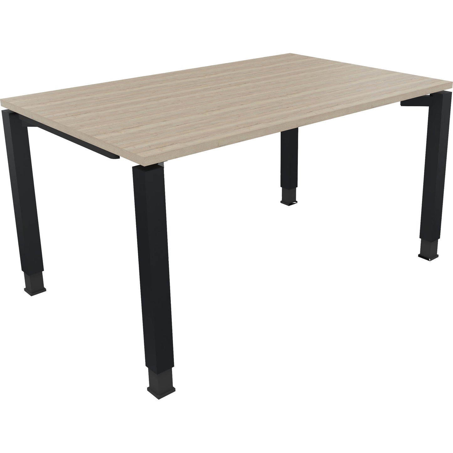 Schreibtisch all in one Maße: 1.400 x 680-820 x 900 mm (B x H x T) Holz eiche natur