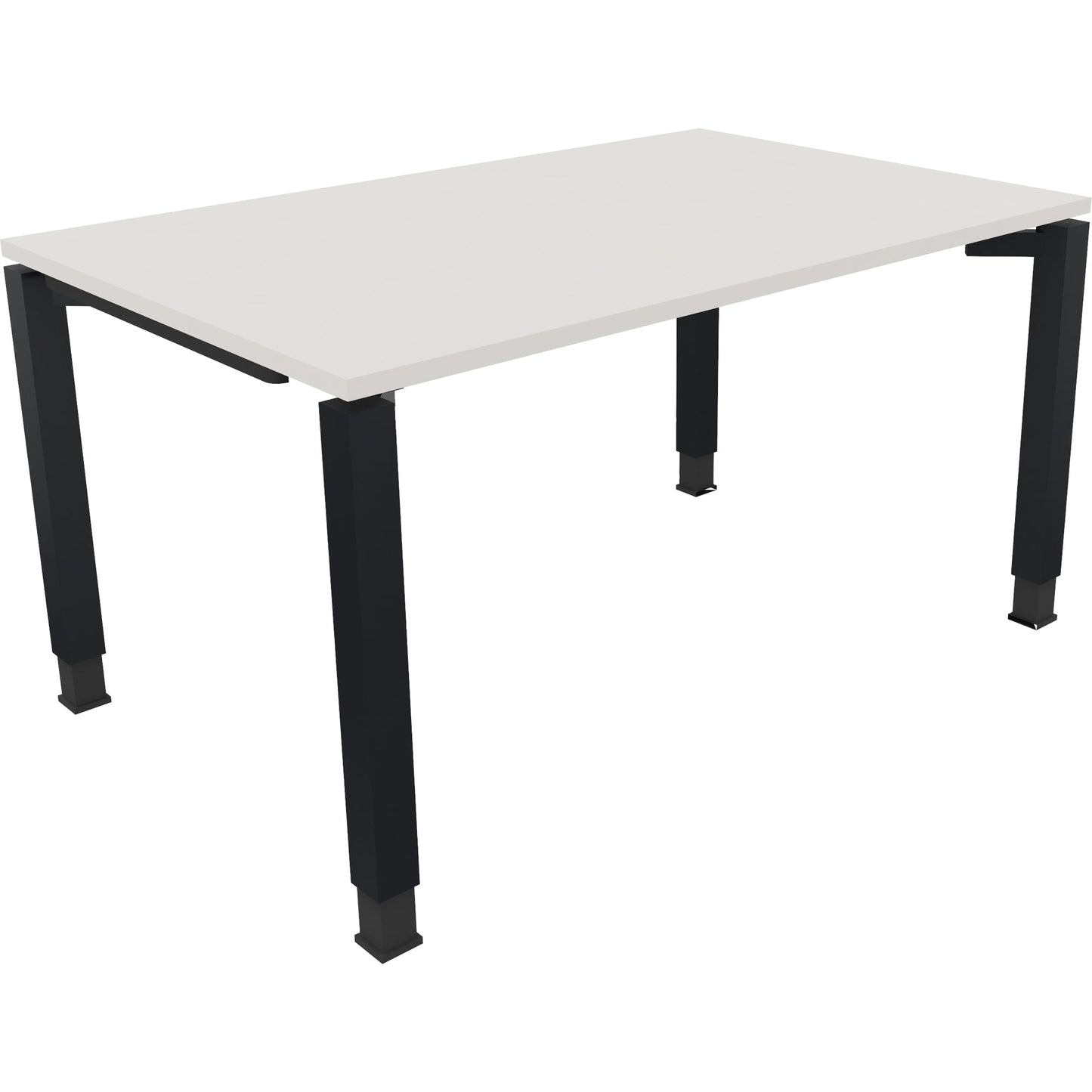 Schreibtisch all in one Maße: 1.400 x 680-820 x 900 mm (B x H x T) Holz diamant weiß