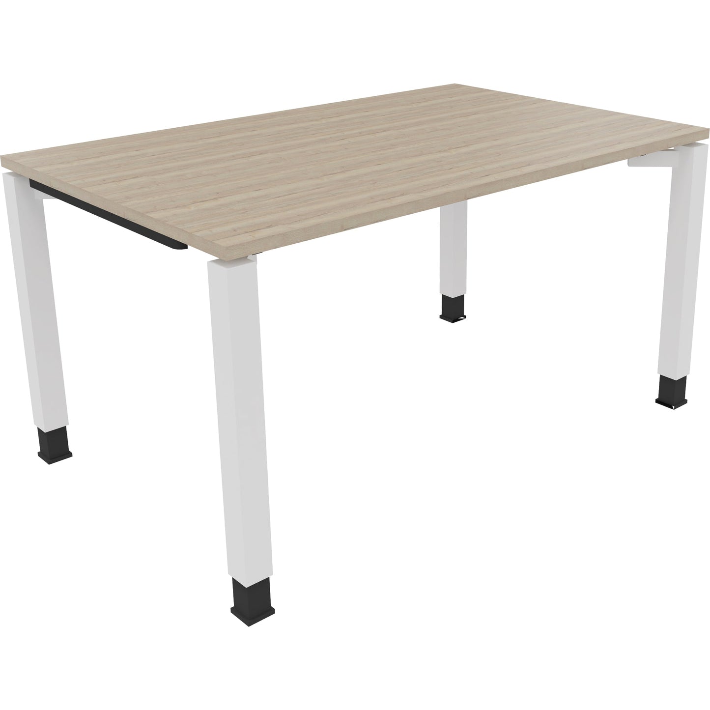 Schreibtisch all in one Maße: 1.400 x 680-820 x 900 mm (B x H x T) Holz eiche natur