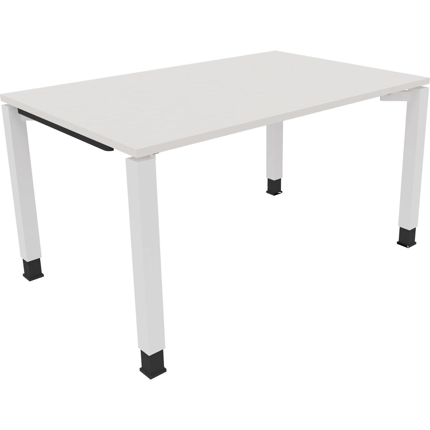 Schreibtisch all in one Maße: 1.400 x 680-820 x 900 mm (B x H x T) Holz diamant weiß