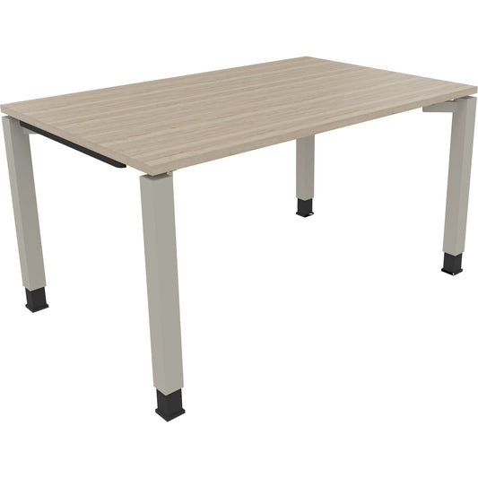 Schreibtisch all in one Maße: 1.400 x 680-820 x 900 mm (B x H x T) Holz eiche natur